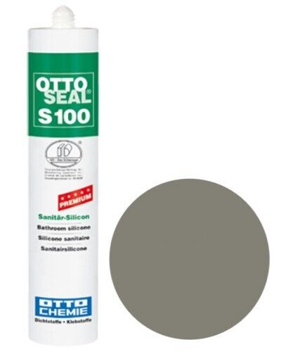 OTTOSEAL® S100 Premium-Sanitär-Silikon/Silicon 300 ml - Betongrau C56