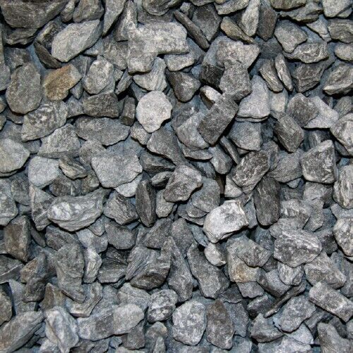 Schiefersplitt Canadian Slate Schwarz - 30-60mm 25kg / Sack Schiefersplitt Canadian Slate Schwarz - 30-60mm 25kg / Sack