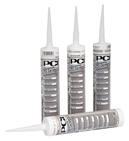 PCI Carraferm® Silikon-Dichtstoff 12 x 310 ml - 27 Jurabeige