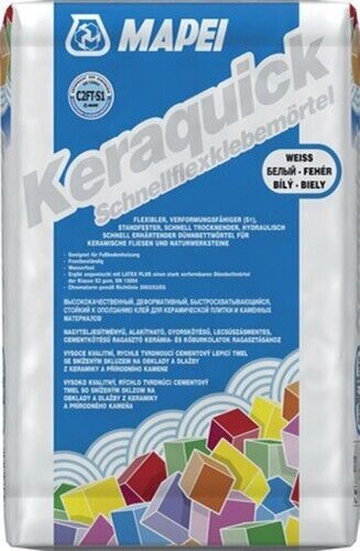 Mapei KERAQUICK Schnellflexklebemörtel Grau 25 Kg
