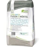 STONES FLEX ECO Fugenmörtel 1–30 mm Grau 15 kg STONES FLEX ECO Fugenmörtel 1–30 mm Grau 15 kg