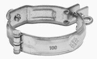 Zambelli Meister-Schelle mit Gewindemuffe M10 verzinkt DN 100 Zambelli Meister-Schelle mit Gewindemuffe M10 verzinkt DN 100