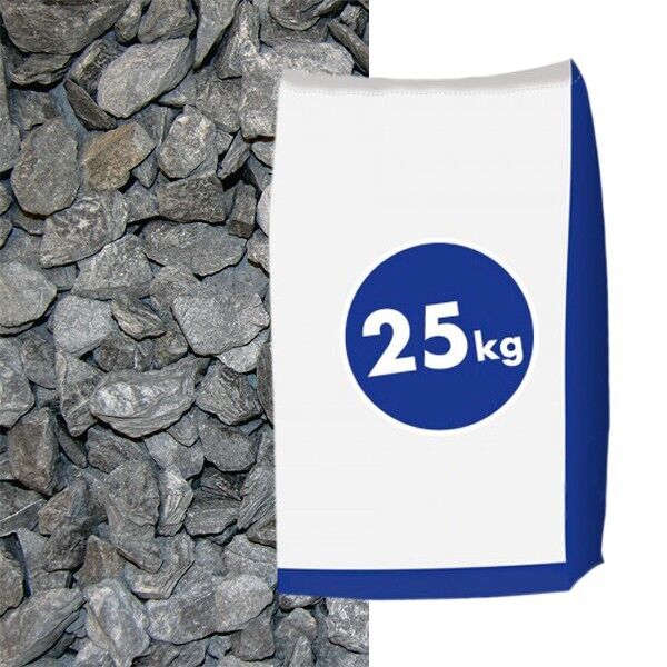 Schiefersplitt Canadian Slate Schwarz - 10-20mm 25kg / Sack