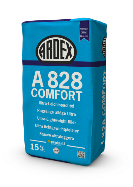 ARDEX A 828 Comfort ultraleicht Spachtelmasse 15 kg