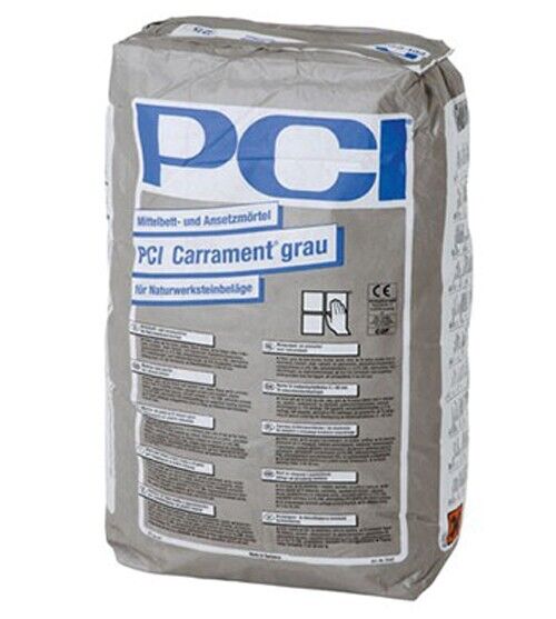 PCI Carrament® Mittelbett- und Ansetzmörtel Grau 25 kg PCI Carrament® Mittelbett- und Ansetzmörtel Grau 25 kg