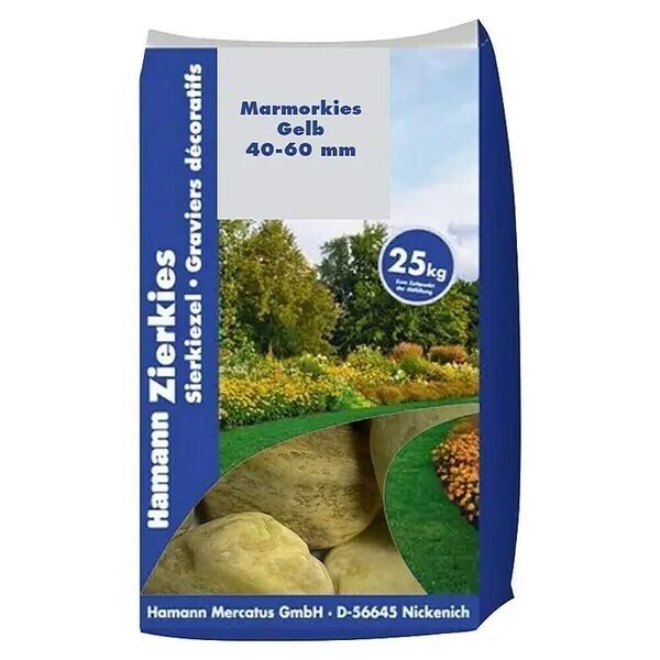 Marmorkies Gelb 40-60 mm 25 kg