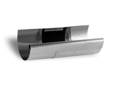 Zambelli VM Blank-Zinc® Rinnen-Dilatation halbrund 6 tlg. 333 mm Zambelli VM Blank-Zinc® Rinnen-Dilatation halbrund 6 tlg. 333 mm