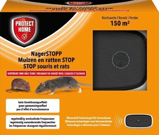 SBM PH Nagerstopp 150 m² (Ultraschall gegen Ratten und Mäuse) 1 Stk. SBM PH Nagerstopp 150 m² (Ultraschall gegen Ratten und Mäuse) 1 Stk.