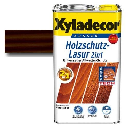 Xyladecor® Holzschutz-Lasur 2 in 1 Palisander 0,75 l