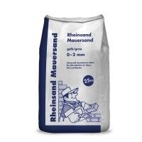 Rheinsand Mauersand 25 kg Rheinsand Mauersand 25 kg