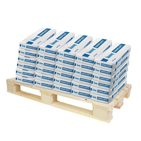KNAUF Uniflott Gips-Spachtelmasse 1050 kg KNAUF Uniflott Gips-Spachtelmasse 1050 kg
