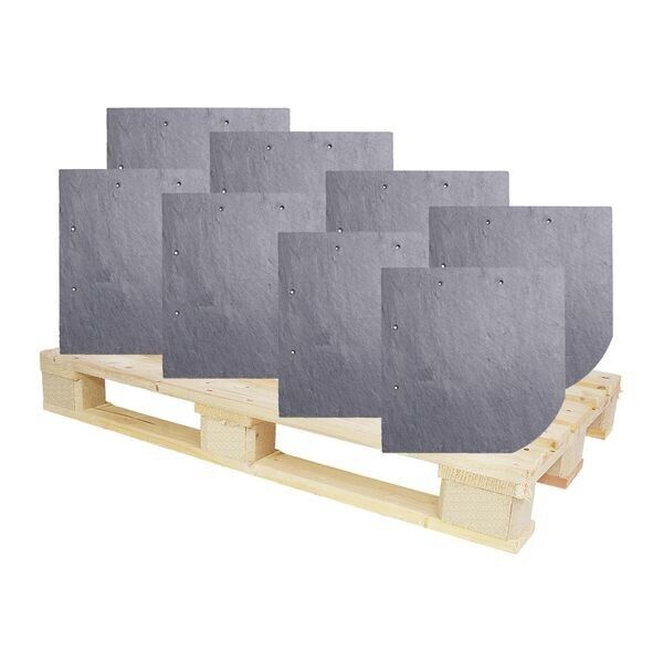 Naturschiefer Universal gelocht 20x20 cm 880 kg