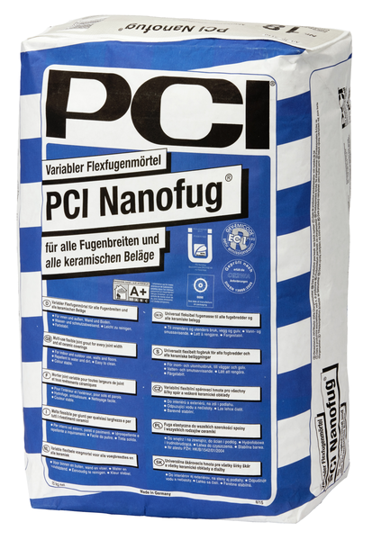 PCI Nanofug® Variabler Flexfugenmörtel 15 kg - 21 Hellgrau