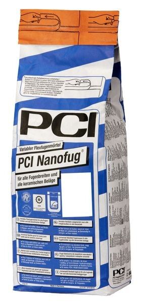 PCI Nanofug® Variabler Flexfugenmörtel 4 kg - 21 Hellgrau