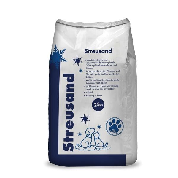 Streusand-Quarzkies 1-2 mm 25 kg Streusand-Quarzkies 1-2 mm 25 kg