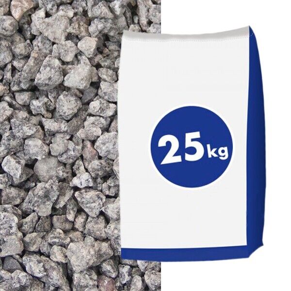 Granitsplitt Hellgrau 16-32 mm 25kg Granitsplitt Hellgrau 16-32 mm 25kg