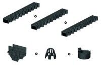 ACO HexaLine SET Entwässerungsrinne Anti-Rutschfunktion 3 x 1m inkl. Zubehör Kit ACO HexaLine SET Entwässerungsrinne Anti-Rutschfunktion 3 x 1m inkl. Zubehör Kit