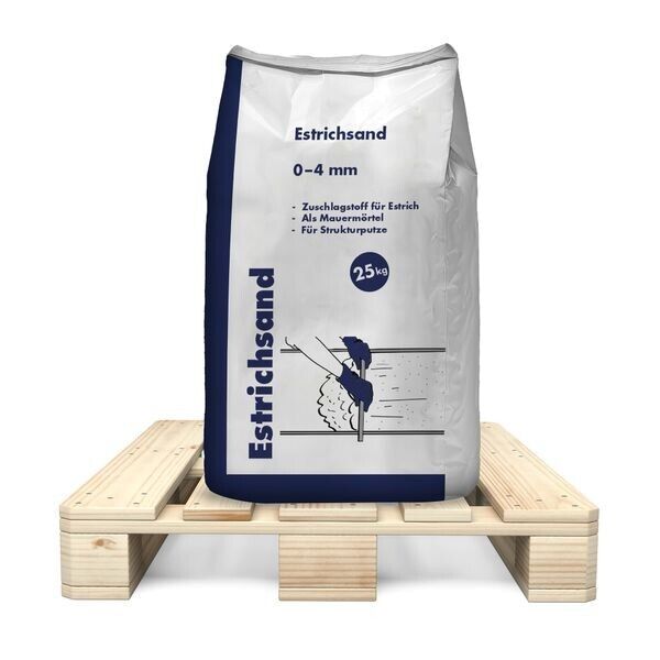 Estrichsand 0-4 mm 25 kg Estrichsand 0-4 mm 25 kg