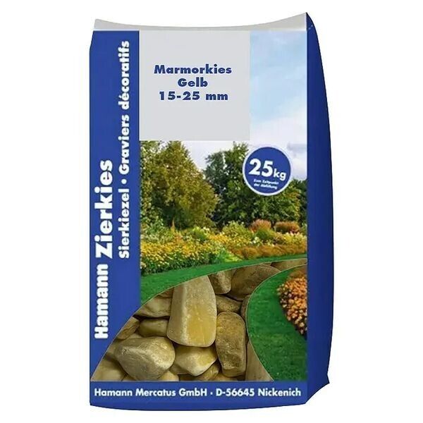 Marmorkies Gelb 15-25 mm 25 kg