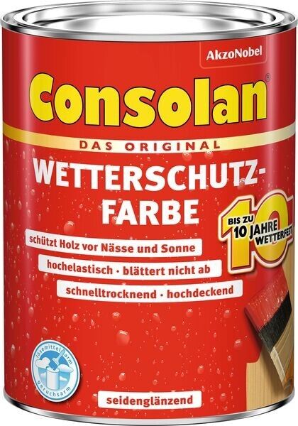 CONSOLAN RC Wetterschutzfarbe Schiefer 2,5l CONSOLAN RC Wetterschutzfarbe Schiefer 2,5l