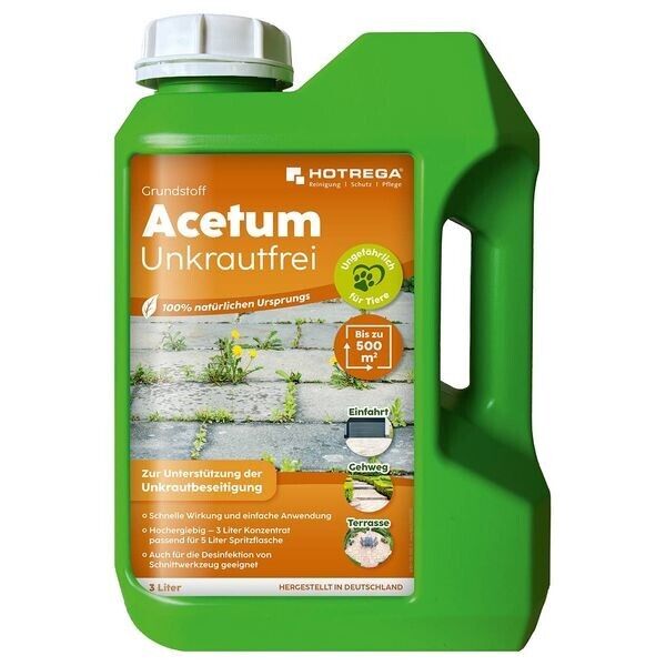 Hotrega Grundstoff Acetum Unkrautfrei 3 l