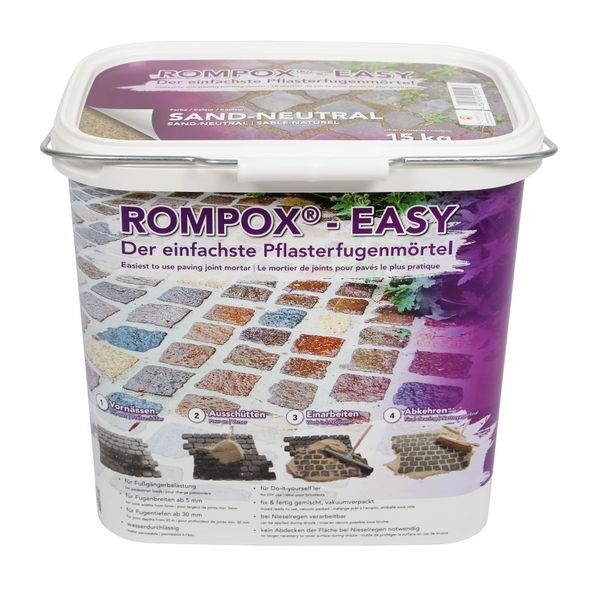 ROMPOX® - EASY 1K Pflasterfugenmörtel 15 kg - Sand-neutral