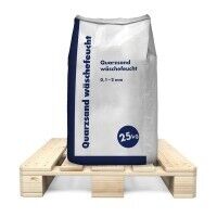 Quarzsand wäschefeucht 0,1-0,5 mm 45x25 kg Quarzsand wäschefeucht 0,1-0,5 mm 45x25 kg