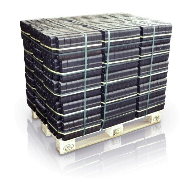 40 x 25 kg Heizprofi Kohle Braunkohle Bündel volle Palette