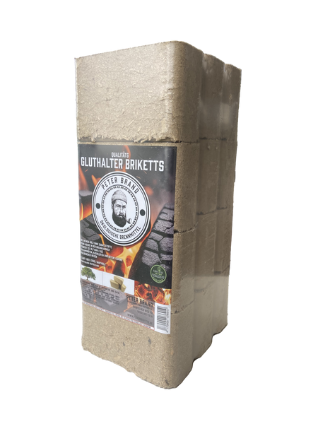 Peter Brand Gluthalter Hartholz-Briketts 10 Kg Peter Brand Gluthalter Hartholz-Briketts 10 Kg