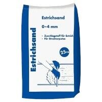 Estrichsand 0-4 mm 25 kg Estrichsand 0-4 mm 25 kg