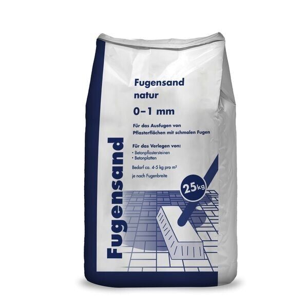 Fugensand 0-1 mm 25 kg Fugensand 0-1 mm 25 kg