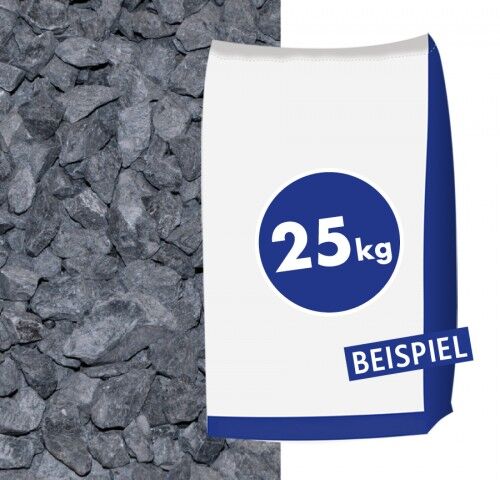 0,44€/1kg Marmorsplitt Nero Ebano 12-16mm 25kg Sack Deko Gestaltung Splitt 