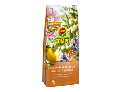 COMPO Mediterrane Pflanzen Langzeit-Dünger 1,5 kg