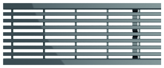 ACO Self® Längsstabrost Edelstahl 1000 mm