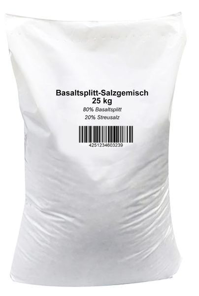 Basaltsplitt-Salzgemisch 25 kg