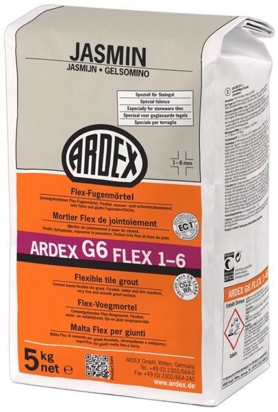ARDEX G6 Flex-Fugenmörtel 1-6 mm 5 kg - jasmin