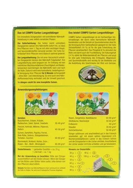 COMPO Garten Langzeit-Dnger 2 kg | Kiesundco