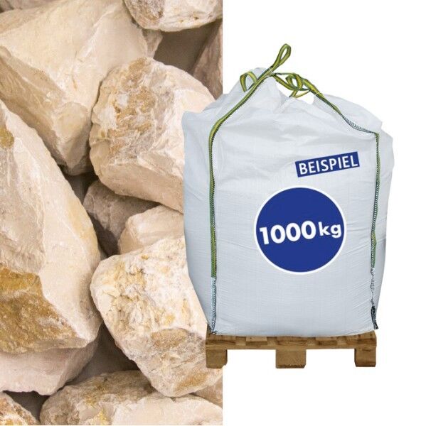 Kalksteinbruch Yellow Sun 70-120mm 1000kg Big Bag