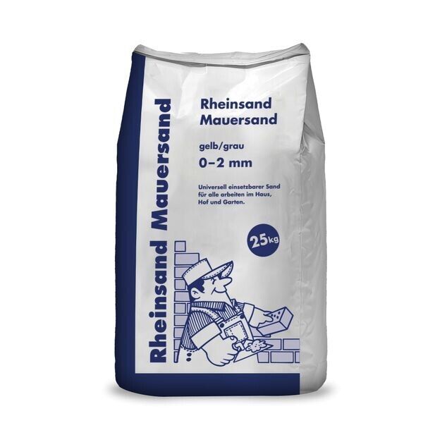 Rheinsand Mauersand 25 kg