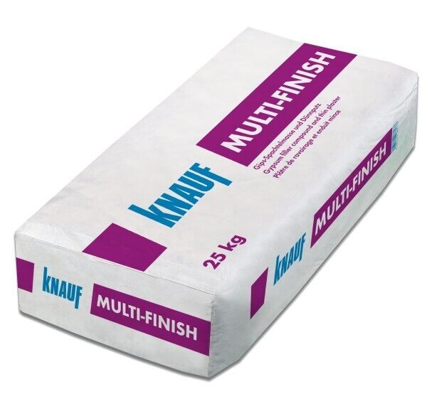 KNAUF Multi-Finish Gips-Spachtelmasse u. Dünnputz 25 kg KNAUF Multi-Finish Gips-Spachtelmasse u. Dünnputz 25 kg