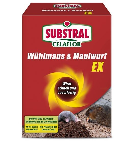 SUBSTRAL® CELAFLOR® Wühlmaus & Maulwurf Ex 150 g