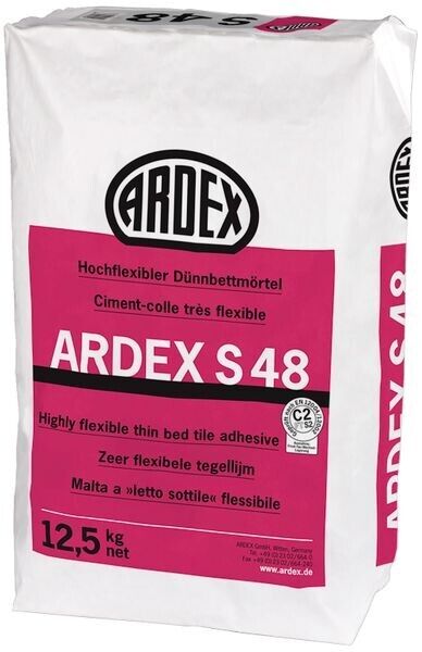 ARDEX S48 Hochflexibler Dünnbettmörtel 12,5 kg