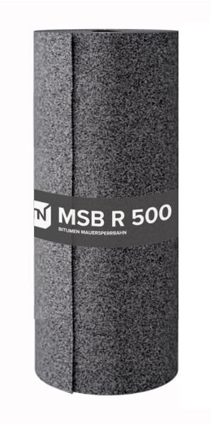 Bitumen Mauersperrbahn R 500 besandet 50 cm x 10 m Bitumen Mauersperrbahn R 500 besandet 50 cm x 10 m
