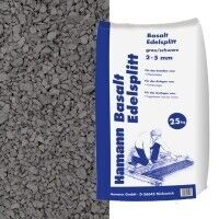 Basalt Edelsplitt 2-5 mm 25 kg Basalt Edelsplitt 2-5 mm 25 kg