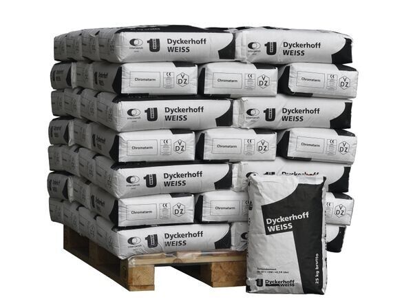 DYCKERHOFF Weiss Face - Weisszement CEM I 42,5 R (dw) 1125 kg DYCKERHOFF Weiss Face - Weisszement CEM I 42,5 R (dw) 1125 kg