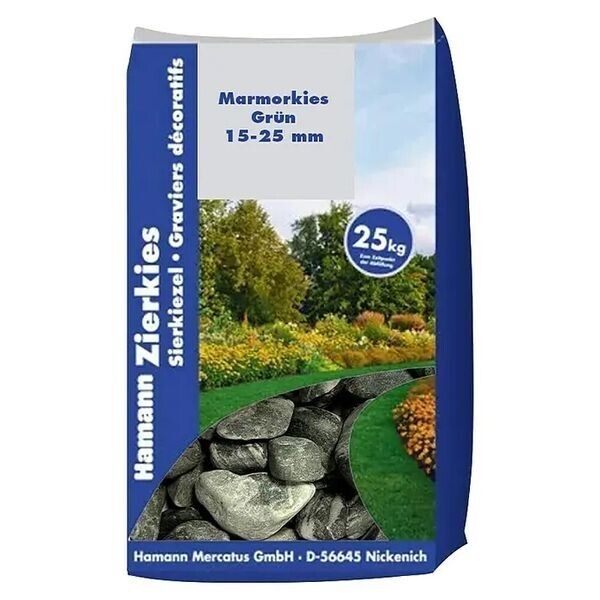 Marmorkies Grün 15-25 mm 25 kg