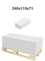 Kalksandsteine NF 20-2,0 240x115x71 mm 925 kg Kalksandsteine NF 20-2,0 240x115x71 mm 925 kg