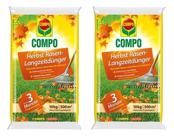 COMPO Herbst Rasen-Langzeitdünger 20 kg