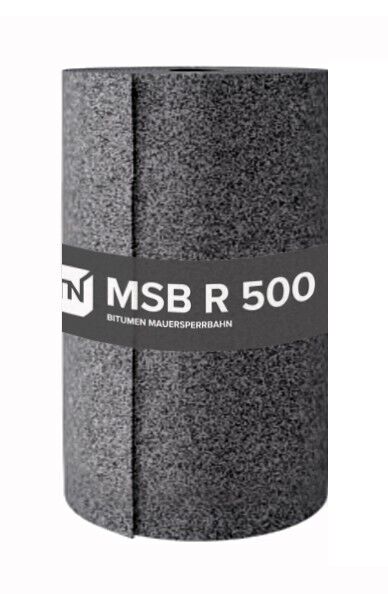 Bitumen Mauersperrbahn MSB 36,5 cm x 10 m Bitumen Mauersperrbahn MSB 36,5 cm x 10 m