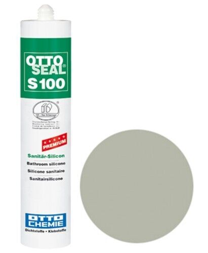 OTTOSEAL® S100 Premium-Sanitär-Silikon/Silicon 300 ml - Hellgrau Nr.21 C501